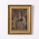 Osted Antik & Design presents: Portrait Painting on Canvas with Gilt Frame from the 1940s Copenhagen