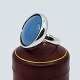 Antik Damgaard-Lauritsen presents: Regitze Overgaard for Georg Jensen; Ring in silver with blue quartz, no. 466