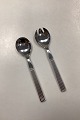 Danam Antik presents: Georg Jensen Bernadotte Sterling Sølv / Steel Salad Set No. 132