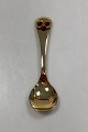 Danam Antik presents: Georg Jensen Annual Spoon 1997 in Gilded Sterling Silver
