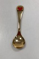 Danam Antik presents: Georg Jensen Annual Spoon 2001 in Gilded Sterling Silver