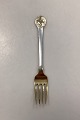 Danam Antik presents: A. Michelsen Commemorative Fork in Partially gilt Sterling Silver.