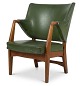 Lundin Antique presents: Extremely rare teak armchair by Kay Fisker. very few copies known. Completely ...