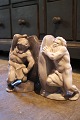 K&Co. presents: A pair of rare letters from Bing & Grondahl with a motif of Sisyphus from Greek mythology...