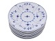 Antik K presents: Blue Fluted PlainSmall dinner plate 23.8 cm. from 1820-1850