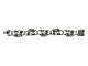 SølvArmbånd med blomster fra ca. 1940-1960
