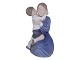 Stor Royal Copenhagen figurMor med søn