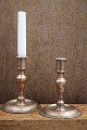 K&Co. presents: A pair of antique, 18th/19th century Danish brass candlesticks with fine patina...