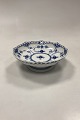 Danam Antik presents: Royal Copenhagen Blue Fluted Full Lace Bowl on Foot No. 1023