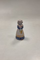 Danam Antik presents: L. Hjorth Ceramic Figurine - Young Woman in Traditional Costume