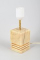 L'Art presents: Cerri Nestore Volterra, alabaster table lamp.