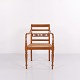 Osted Antik & Design presents: Antique armchair in Empire and Biedermeier style with cane work from the 1940s
