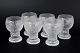 L'Art presents: Timo Sarpaneva for Iittala, set of six red wine glasses.