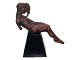 Antik K presents: Pia Langelund art pottery Sculpture of nude man wearing a mask