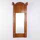 Osted Antik & Design presents: Mirror in Light Mahogany with Columns and Gilt Details from the 1860s
