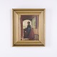 Osted Antik & Design presents: Painting on Board Depicting a Peasant Woman from the 1930s