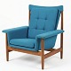 Lundin Antique presents: Easy chair in teak. Beautiful shapes. Probably France&SonDelivery:Jutland/Funen ...