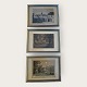 Moster Olga - Antik og Design presents: 3 framed prints from Sorgenfri / Virum*total 450 DKK