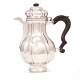 Aabenraa Antikvitetshandel presents: Silver Regence Coffeepot by Rasmus Pedersen, Copenhagen, 1759-87H: ...