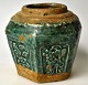 Pegasus – Kunst - Antik - Design presents: Chinese Bojan, ginger jar in green-glazed porcelain, 19th century.
