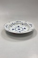 Danam Antik præsenterer: Royal Copenhagen Musselmalet Riflet Dyb Tallerken No. 165