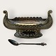 Moster Olga - Antik og Design presents: NorwaySilver Viking ShipGlass Salt Cellar*DKK 1250