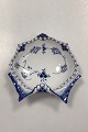 Danam Antik presents: Royal Copenhagen Blue Fluted Full Lace Mussel-Shaped Dish No. 1074