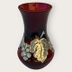 Moster Olga - Antik og Design presents: Glass vase with pewter mounting*DKK 400