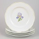 L'Art presents: Meissen, set of four dinner plates.