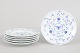 L'Art presents: Bing & Grøndahl Butterfly, set of six cake plates.