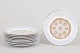 L'Art presents: Set of nine Aluminia Porcelain Plates.