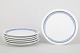 L'Art presents: Lyngby/Danild, set of six lunch plates.
