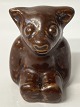 Antik Huset presents: Brown sitting bear L. Hjorth.Bornholm pottery.