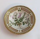 Lundin Antique presents: Royal Copenhagen, Flora Danica. Butter dish. Design #3501. Diameter 7.5 cm. (1 quality).
