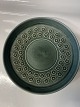 Antik Huset presents: Kronjyden, Azur stoneware, round dish on foot.Diameter 19.0 cm.