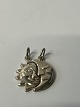 Antik Huset presents: Pendant/Charms in silver motif Sun & Moon.Height 2.4 cm.
