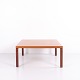 Osted Antik & Design presents: Large square coffee table in light mahogany by Erik Jørgensen Møbelfabrik