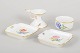 L'Art presents: Meissen, candlestick, small bowl and two small dishes.