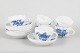 L'Art presents: Meissen Blue Flower, set of six coffee cups with saucers.