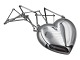 Antik K presents: Herman SiersbølVery big heart pendant with necklace from 1960-1970