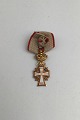 Danam Antik presents: Miniature Ridder af Dannebrog (Order of the Dannebrog) Gold Frederik IX