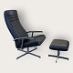 Moster Olga - Antik og Design presents: Leather armchair with footstoolTexi, Ilva*DKK 1450