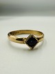 Gamlefund.dk præsenterer: 14 Karat Guld Ring med blå sten