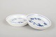 L'Art presents: Royal Copenhagen Blue Fluted Plain, pair of coasters.