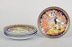 L'Art presents: Bjørn Wiinblad for Rosenthal, set of five plates.