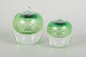 L'Art presents: Hanne Dreutler & Arthur Zirnsack for Studio Åhus, set of two art glass objects.