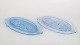 L'Art presents: Pair of Art Deco dishes by Elme Glasbruk.