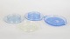 L'Art presents: Set of four Art Deco dishes by Elme Glasbruk.