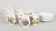 L'Art presents: Susan Williams-Ellis for Portmeirion "Pomona", set of eight mugs with matching saucers.