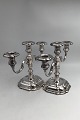 Danam Antik presents: Hugo Grün Silver three branch Candelabra (2)